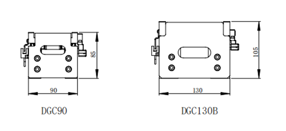 直線電機(jī)模組尺寸圖 直線電機(jī)模組尺寸圖